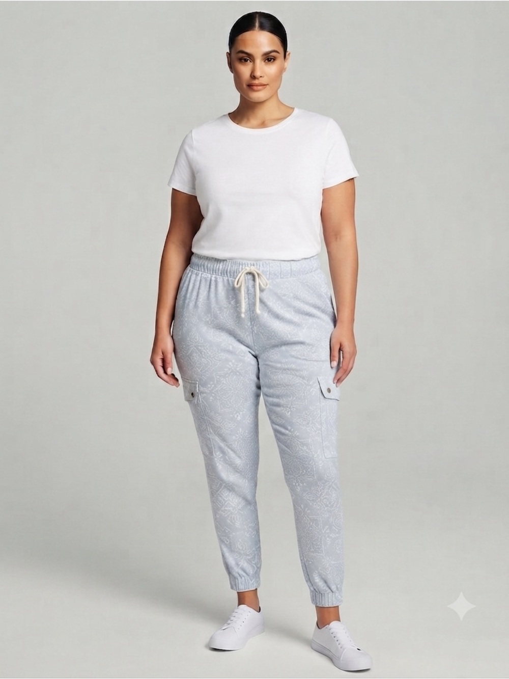 Celebrity Pink Printed Hi-Rise Jogger